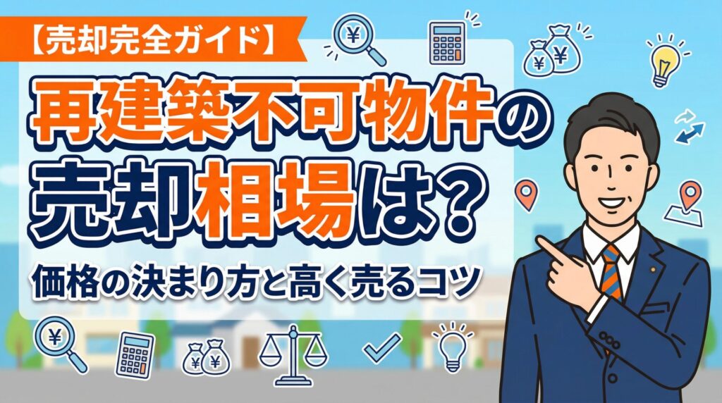 【2026年最新】再建築不可物件の売却相場はいくら？価格の決まり方と高く売るコツ
