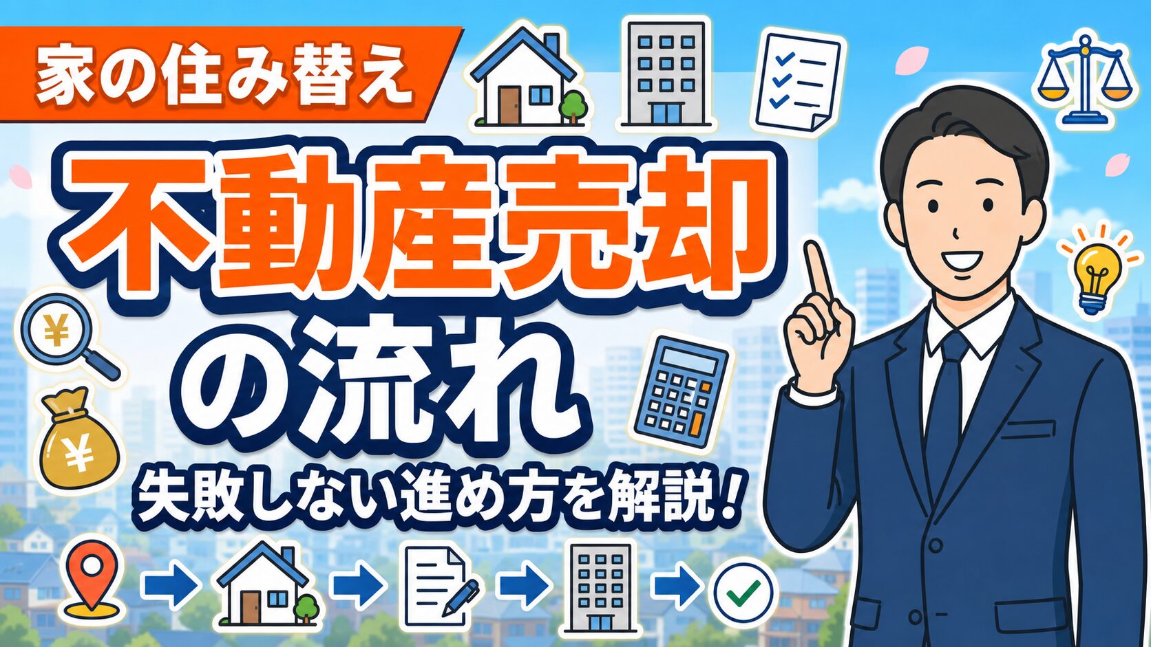 住み替えで不動産を売却する流れとは？失敗しない進め方を解説