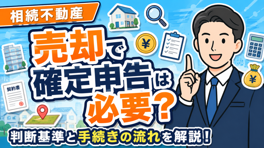 相続不動産の売却で確定申告は必要？判断基準と手続きの流れ
